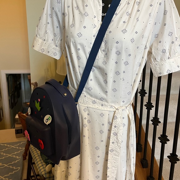 641-PRTT  New Silicone Backpack With Charms Lightweight Waterproof (Deep Blue) - Picture 12 of 15